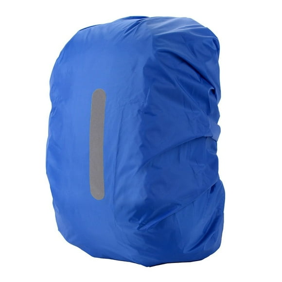 Outdoor Travel Backpack Rain Cover Hiking with Safety Reflective Strip 8-00L Blue XS(for 8-17L)