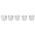 thumbnail image 4 of 5pcs Table Game Dices Set, Portable High StrengthAluminium Alloy Dices Set with Storage Box for Table Game Poker Games, 4 of 8