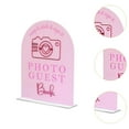 thumbnail image 6 of Tachiuwa Acrylic Wedding Sign Table Decoration Keepsake Events Please Sign Our Guestbook Birthday Engagement Guest Book Sign with Base B, 6 of 8