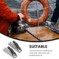 thumbnail image 2 of 2pcs Boat Clam Cleats Marine Rope Holder Kayak Rope Clamp Stainless Steel Rope Clamp Boat Line Clamps for Sailing Kayak Marine Accessories, 2 of 6