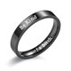 thumbnail image 1 of Anillo BeKind de acero de titanio para mujer, joyería europea y americana, joyería para parejas, nicho para hombre, Navidad, 1 of 6