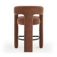thumbnail image 5 of Malone Rust Red Performance Chenille Stool, 5 of 7
