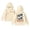 Beige, variant on Trendfront Girls Hawaii Palm Tree Letter Graphic Hoodies Long Sleeve Kangaroo Pocket Fall Winter School Sweatshirt Tops