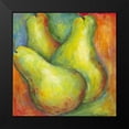 thumbnail image 2 of Zarris, Chariklia 15x15 Black Modern Framed Museum Art Print Titled - Abstract Fruits I, 2 of 5