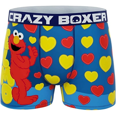 

Crazy Boxer Sesame Street Valentine s Men s Boxer Briefs