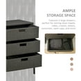 thumbnail image 4 of Outsunny Poolside Rattan Wicker Patio Organizer Storage Cabinet, 4 of 10
