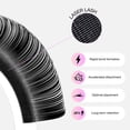 thumbnail image 2 of Extensiones de pestañas CURACORO Laser Flat Lash True Black C, CC, D Curl 7-15 mm, 2 of 9