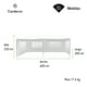 thumbnail image 3 of Carpa Premium GardeCor Toldo con Paredes 6X3 Color Blanco Reforzada, 3 of 7