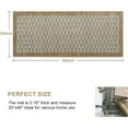 thumbnail image 2 of Kitchen Mtas 20"x47",Non-Slip Washable Farmhouse Kitchen Runner Rugs,Absorbent Khaki Kitchen Mats for Floor Front of Sink,Beige Standing Mats for Hallway/Laundry Room, 2 of 6