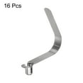 thumbnail image 3 of Unique Bargains 16pcs Single Button Kayak Paddle Snap Spring Clip 5.5x8x38mm V-Shaped Hollow Telescopic Locking Tube Clips, 3 of 5