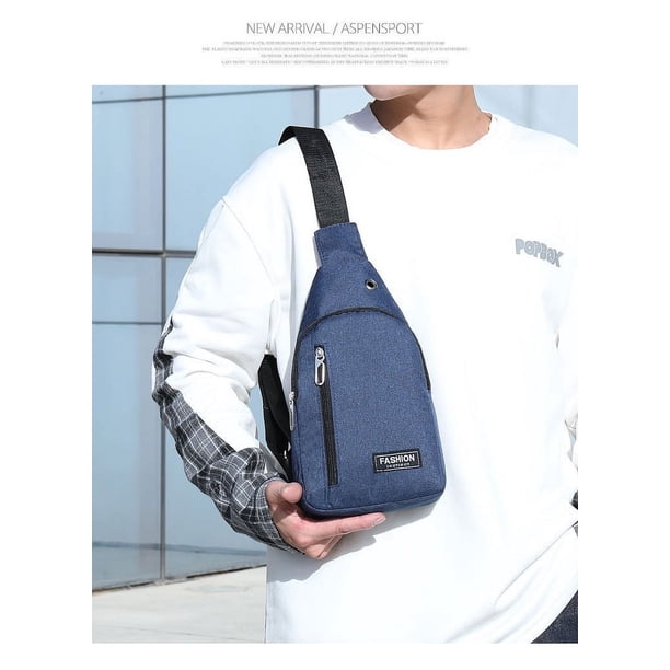 Fiudx Bolso Bandolera Bordado, Elegante Mochila de Gran Capacidad, Impermeable, de Poliéster, con Correas Ajustables, Diseño Versátil, Ideal para Uso Diario, Viajes y Trabajo.