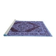 thumbnail image 2 of Ahgly Company Machine Washable Indoor Rectangle Oriental Blue Industrial Area Rugs, 2' x 5', 2 of 4