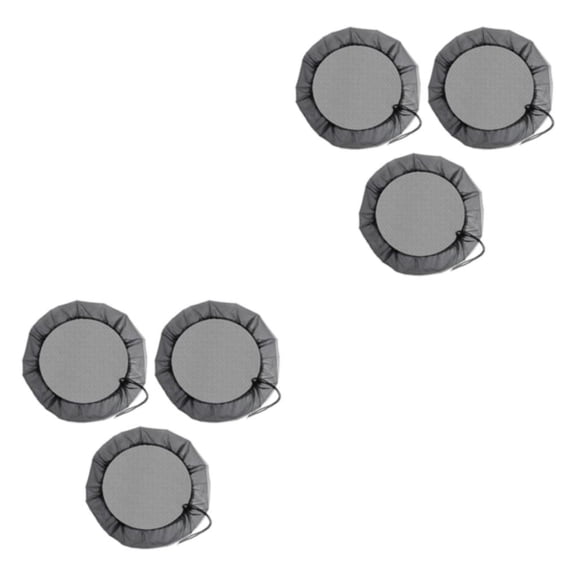 Cubierta protectora de poliéster Naiovety 3 uds negro 95cm