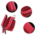thumbnail image 4 of Key Fob Case Genuine Leather, Double Zipper Car Key Holder & Key Wallet with Keychain, Key Pouch for Purse Gift, 4 of 5