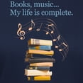 thumbnail image 3 of CafePress - Books And Music Women's Dark T Shirt - Women's Traditional Fit Dark T-Shirt, 3 of 4