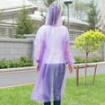 thumbnail image 5 of Adult Disposable Emergency Rain Poncho Hooded Lightweight Waterproof 1 Pack, 5 of 5