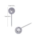thumbnail image 2 of Minkissy 200pcs Push Pin World Map Silver Stainless Steel Tacks for Home Use Fabric Positioning for Fan Gear, 2 of 5