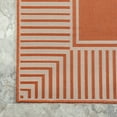 thumbnail image 6 of nuLOOM Asha Simple Border Indoor/Outdoor Area Rug, 6' 7" x 9', Orange, 6 of 9