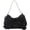 black, variant on Jiibva Retro Bow Pearl Shoulder Bag Bow Handbag Fashionable Pearl Armpit Bag Woman Underarm Bag Sweet Crossbody Bags