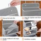 thumbnail image 4 of Hanging Wardrobe Organizer, Hanging Door Storage With 5 Compartment, Wall Storage For Bathroom, Wardrobe, Wardrobe, Child's Room, Gray, 4 of 5