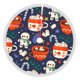 thumbnail image 1 of Faldas para árbol de Navidad de 36 pulgadas con texto "Merry Christmas", tapete para árbol de Navidad para vacaciones de invierno, falda para árbol de Navidad para decoraciones navideñas rústicas, 1 of 1