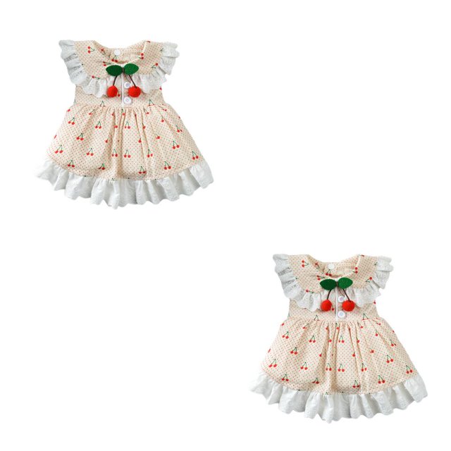 Methold Ropa para mascotas Vestidos suaves y transpirables Ropa para mascotas Faldas con disfraces Fiesta de festival Vestirse Ocio para el verano Type5 NO5