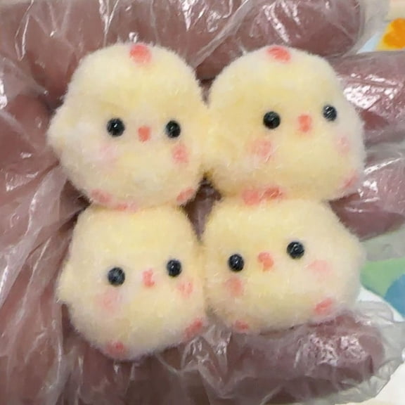 Handmade Chick Taba Squishy Toys, Ultra Soft Squishy Fidget Toys, Big Taba Squishy, Taba Squishy Chick Ultra Soft Squishy Fidget Toys, Silicone Squeeze Toys for Stress Relief(Yellow)(Yellow)