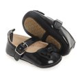 thumbnail image 6 of Yoyauz Baby Girl Mary Jane Shoes Anti Slip Rubber Sole Ballet Slippers Princess Dress Wedding Shoes Newborn Kids Shoes Toddler Shoes（0-12 Month）, 6 of 6