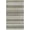 Gray, variant on Addison Rugs Sanibel 3'6" x 5'6" Striped Microfiber Area Rug in Rust Red