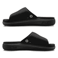 thumbnail image 2 of Unisex ISlide Black Boston Bruins Minimalistic Motive Slide Sandals, 2 of 5