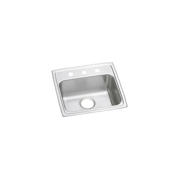 Elkay LRAD1919551 Elkay Lustertone Stainless Steel 191/2" x 19" x 51/