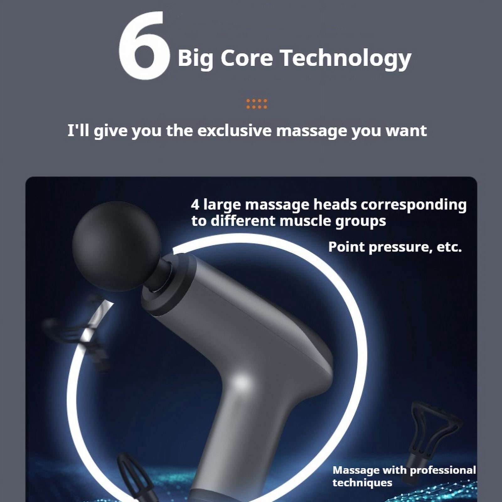 Mini Portable Exercise Muscle Relaxation Meridian Multi gear Adjustment Low Noise Precision Sound Massager Fascia Gun