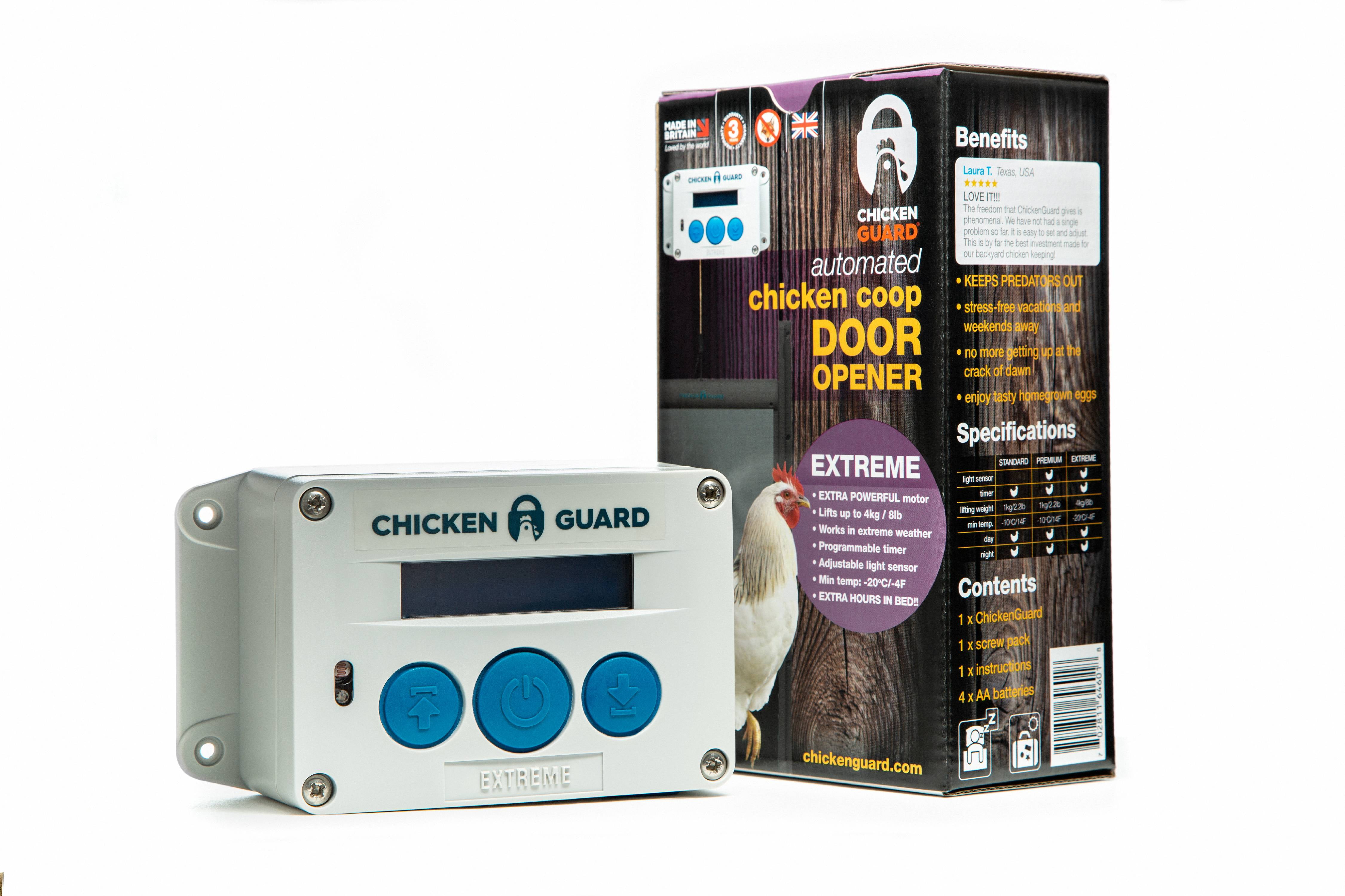 Chickenguard Extreme Automatic Chicken Coop Pop Door Opener