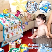 Beefunni Learning Toys for Toddlers 1 2 3+Years, Electronic Interactive Alphabet Wall Chart, Talking ABC Learning Poster with Music Birthday Gifts for 2-6 Years Old Boys and Girls.
