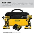 thumbnail image 5 of DeWalt 20V Max XR BL Compact DD Impact Combo (DCD791 et DCF887), 5 of 5