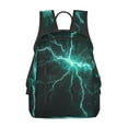 thumbnail image 1 of Balery Green Lightning Flash Mochila Ligera para Hombres y Mujeres – Resistente y Impermeable, Ideal para la Escuela, el Trabajo, los Viajes y el Uso Diario, 1 of 7