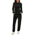 thumbnail image 7 of YouLoveIt Women's Plus Size Velour Tracksuits Zip Up/Pullover Hoodie Jacket Coat Tracksuit Set Velour Tracksuit Sports Yoga Running Sport Sweatsuit Casual Activewear Hoodies Sweatshirt, 7 of 7