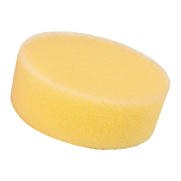 Esponja suave para limpieza de coches, cera para pulir vehículos, almohadilla de espuma, herramienta de belleza para automóviles Redondo