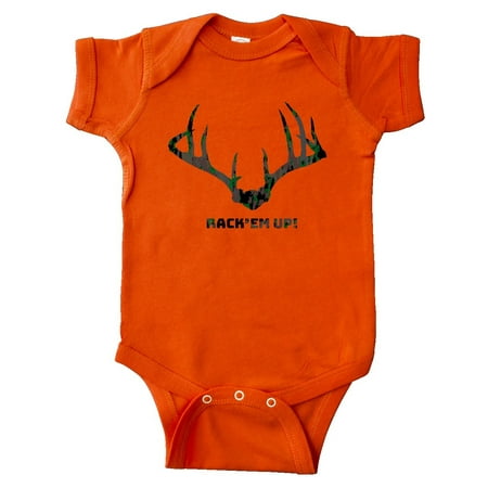 

Inktastic Rack Em Up! in Camo Gift Baby Boy or Baby Girl Bodysuit