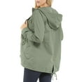 thumbnail image 7 of MixMatchy Women's Casual Lightweight Military Safari Anorak Utility Jacket, 7 of 7