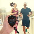 thumbnail image 2 of MasteelfCA Lap and Recall Memory Display, Digital Sports Stopwatch with Countdown Timer for sports and referees, 2 of 8