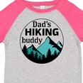 thumbnail image 4 of Inktastic Dad's Hiking Buddy with Mountains and Trees Boys or Girls Toddler T-Shirt, 4 of 5