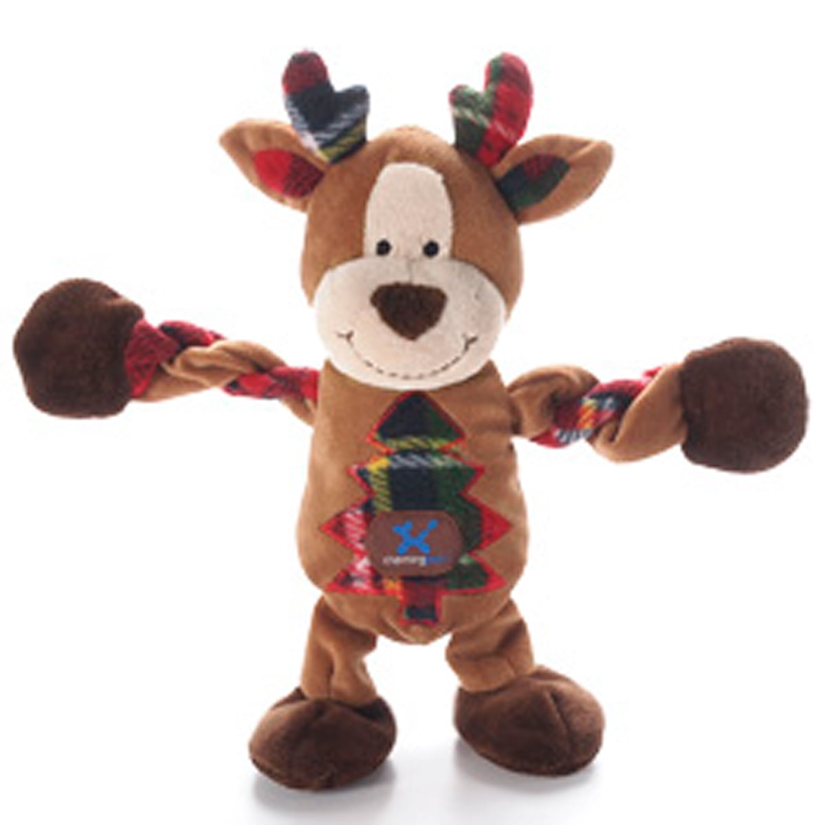 christmas reindeer dog toy