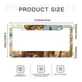 thumbnail image 6 of Funny Cowboy Cat License Plate Frames for Women Men Car Plate Holder Cover Metal Tag Aluminum Car Accessories Front Rear Plate Decor, 6 of 6
