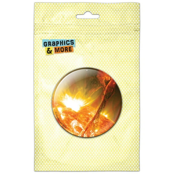 Solar Flare Sun Space Pinback Button Pin Badge