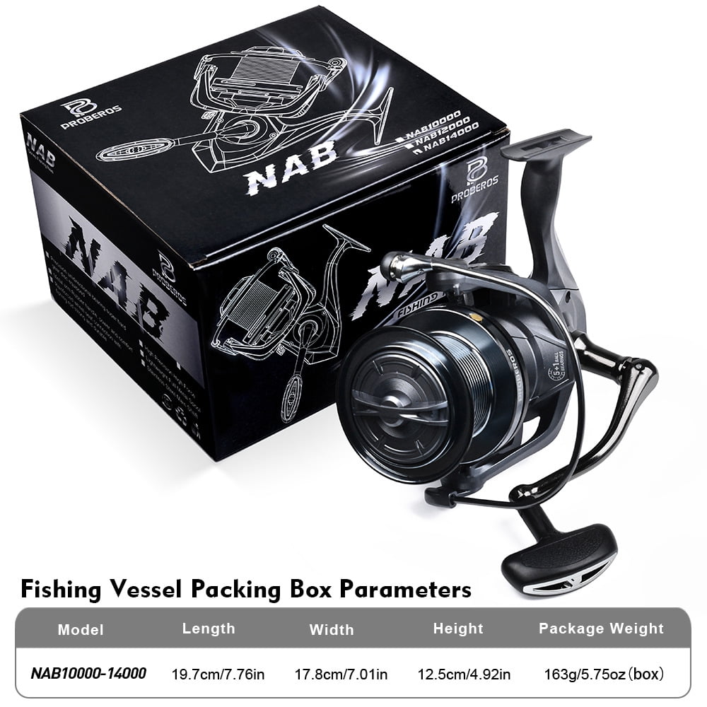 PROBEROS 5+1BB Ball Bearings 18Kg/39.7LB Maximum Power Stainless Steel Bearings Drive System 4.8:1 Rotary Fishing Spinning Reel