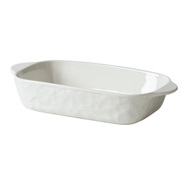 Solid Colorful Ceramic Double-Handled Pan Household Use Oven Microwave Safe Baking Baked Rice Breakfast