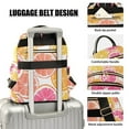 thumbnail image 3 of FORMRS Mini Backpack Purse for Women Quilted Travel Daypack Casual Shoulder Bag, Orange Grapefruit Slices, 3 of 7