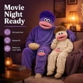 thumbnail image 6 of Snuggle Monster Onesie Pajamas , Big Mouth Onesie,  Frog Pajamas Funny, 6 of 9