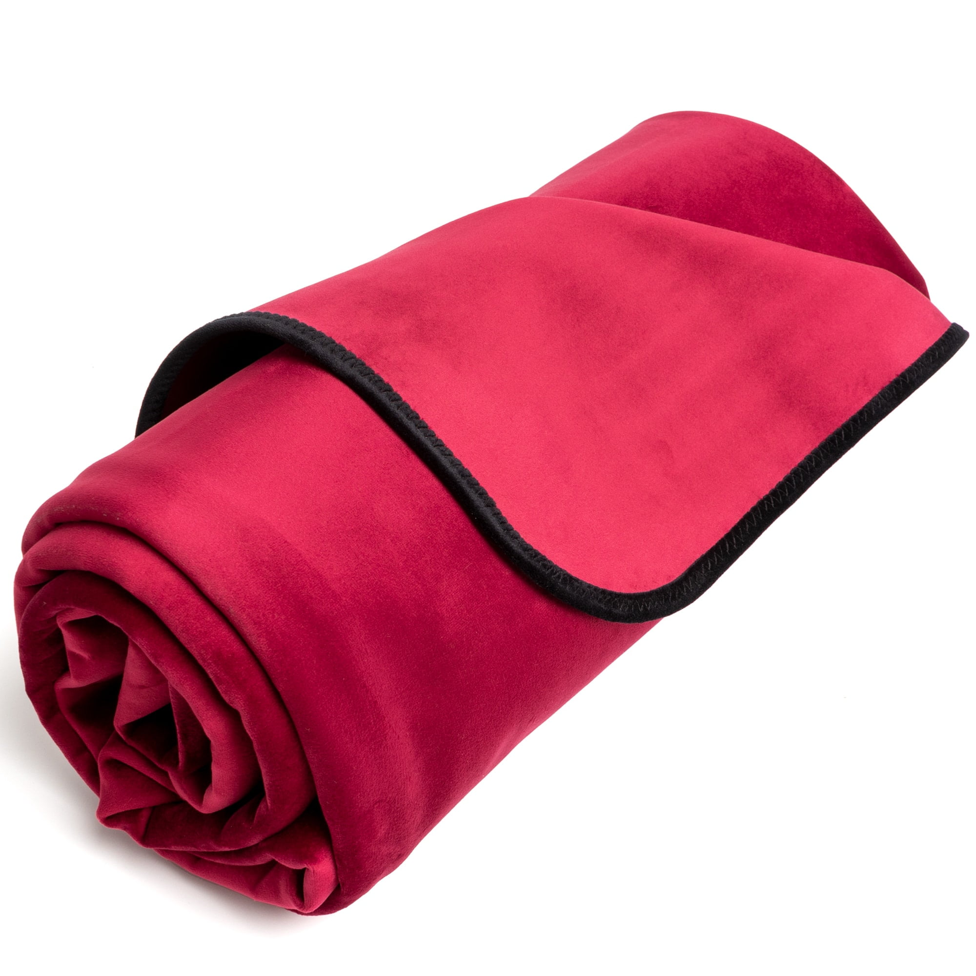 Avana Waterproof Throw Blanket - King, Microvelvet Red